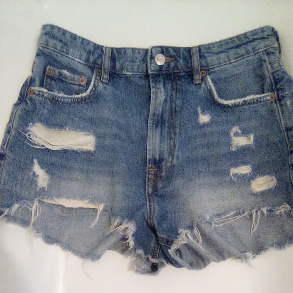 Zara The HW Short Size 4 Distressed Casual Summer Vacation